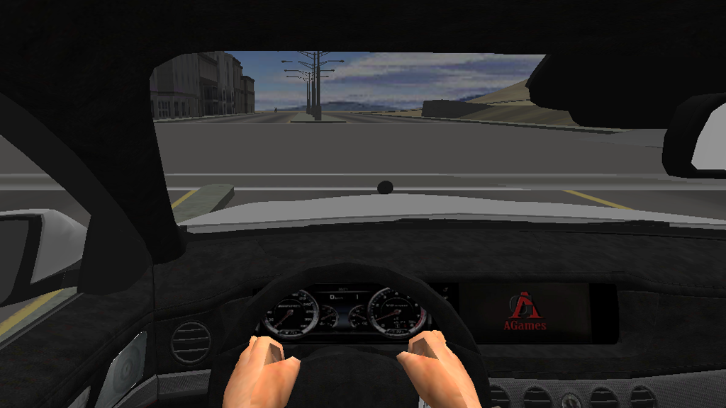 C63 Driving Simulator Game Screenshot