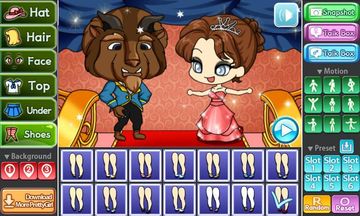 Pretty Girl's Beauty and the Beast Style Game Screenshot