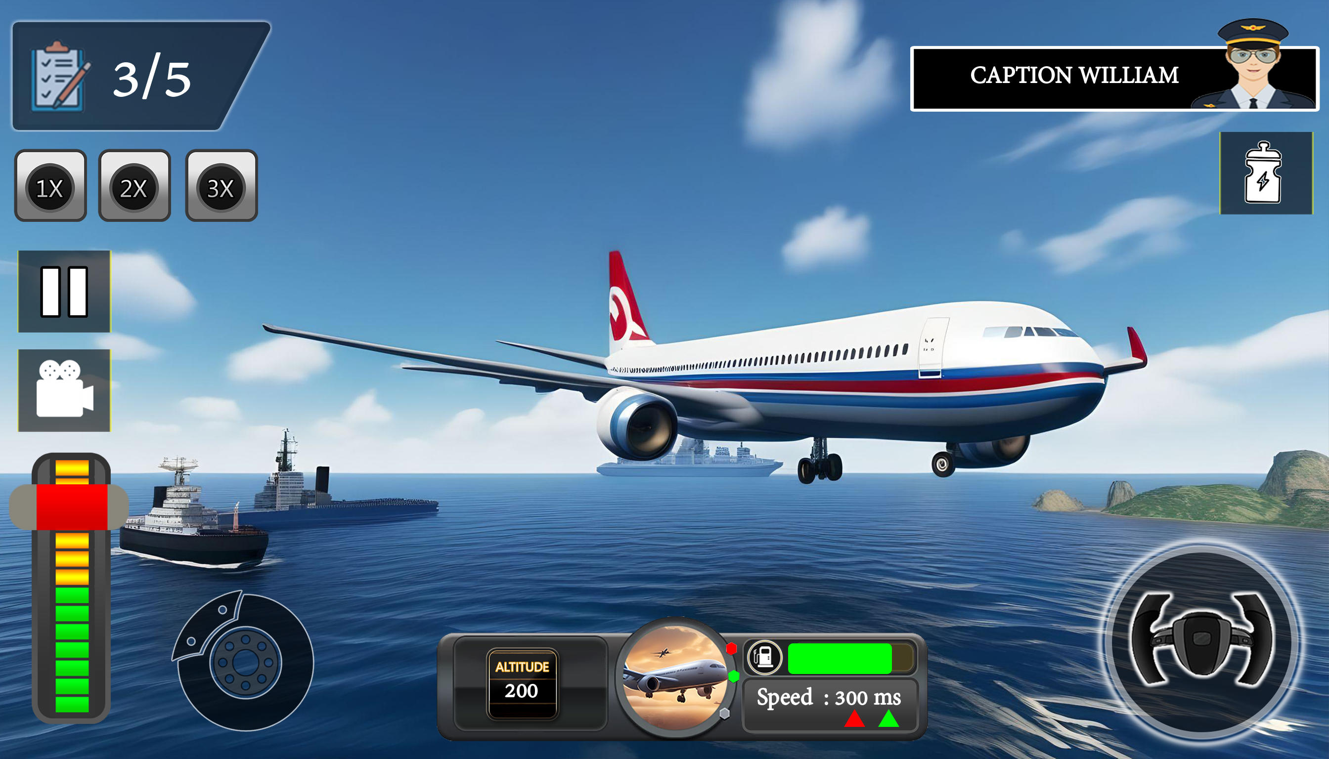 Airplane Games 3D: Plane Games Game Screenshot