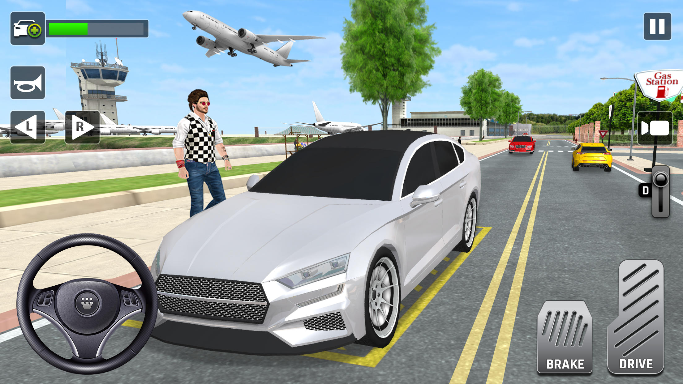 Screenshot 1 of City Taxi မောင်းနှင်ခြင်း 3D Simulator 1.9
