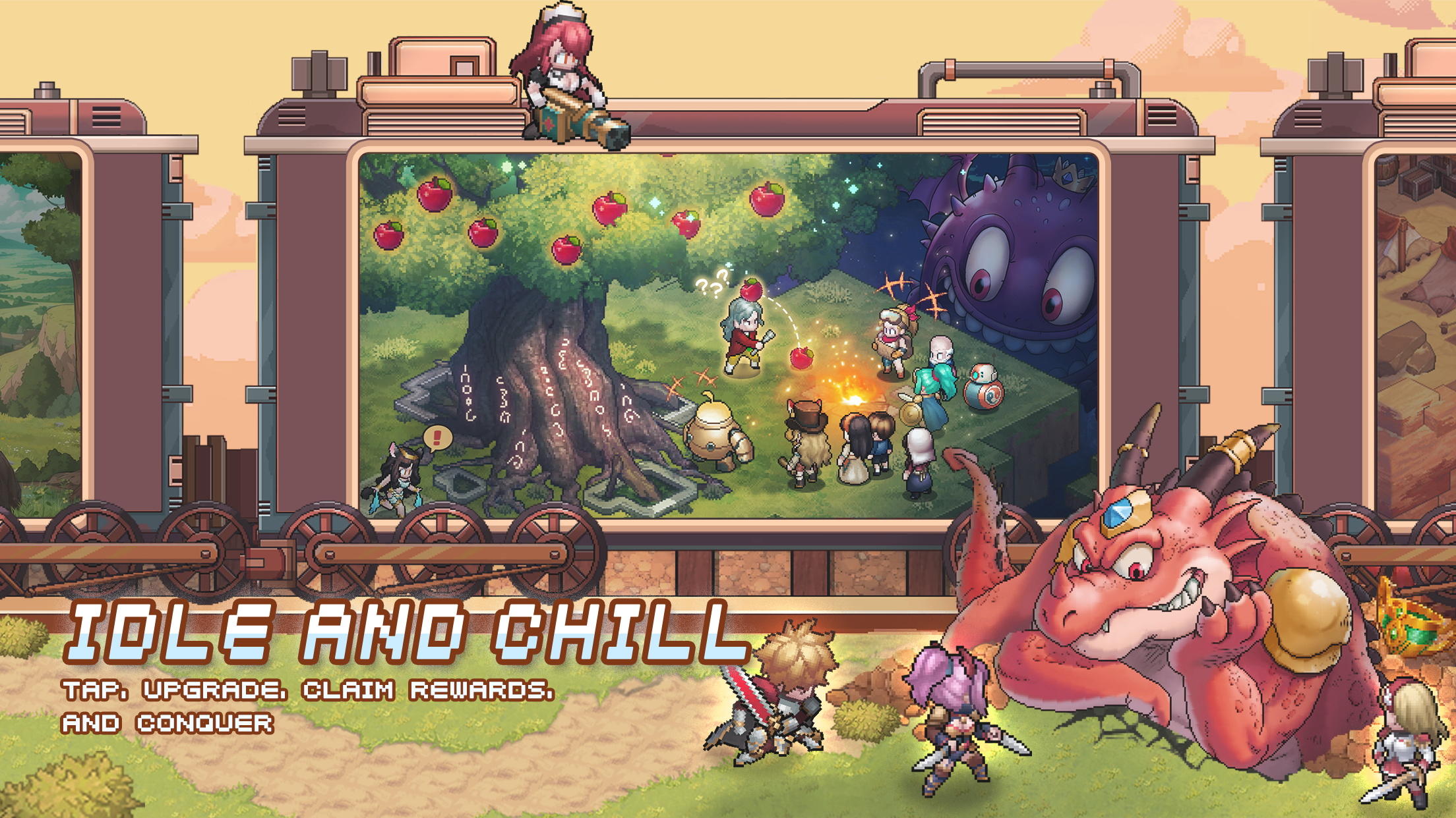 Realms of Pixel: Tech & Magic Game Screenshot