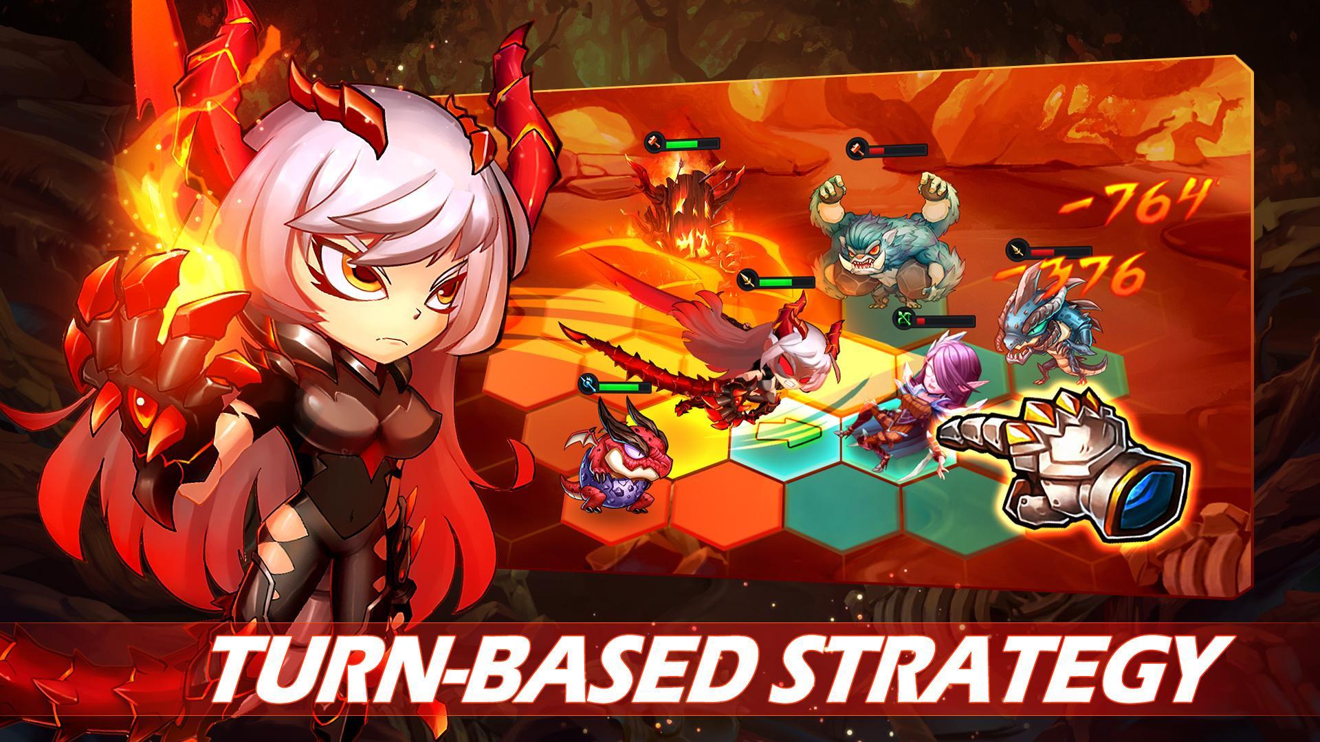 Runelords Arena: Turn-based Tactics Idle Hero RPG Game Screenshot