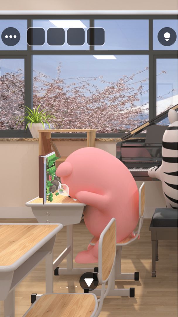 Escape room：School with sakura blooming screenshot game