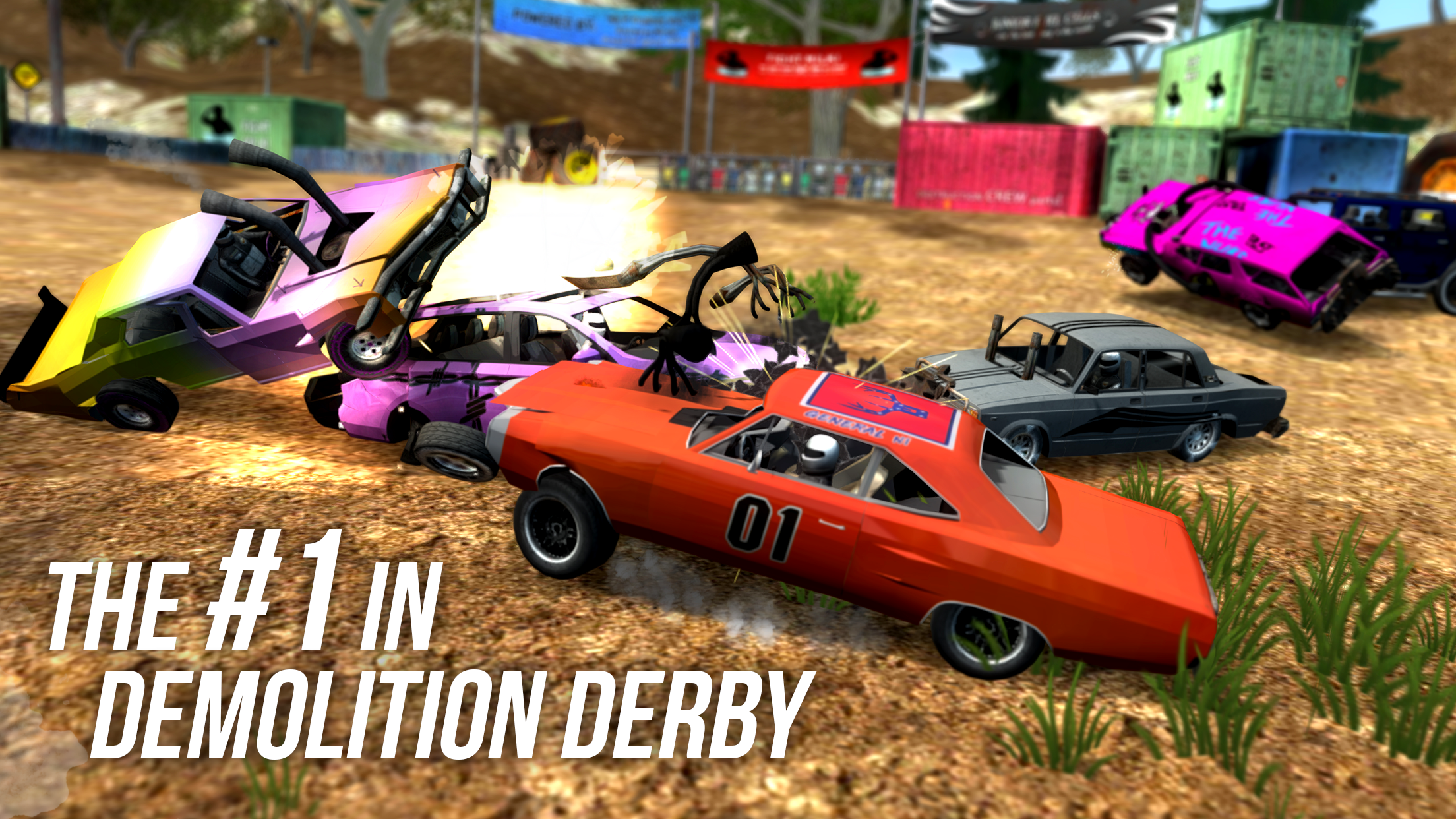 Demolition Derby Multiplayerのキャプチャ