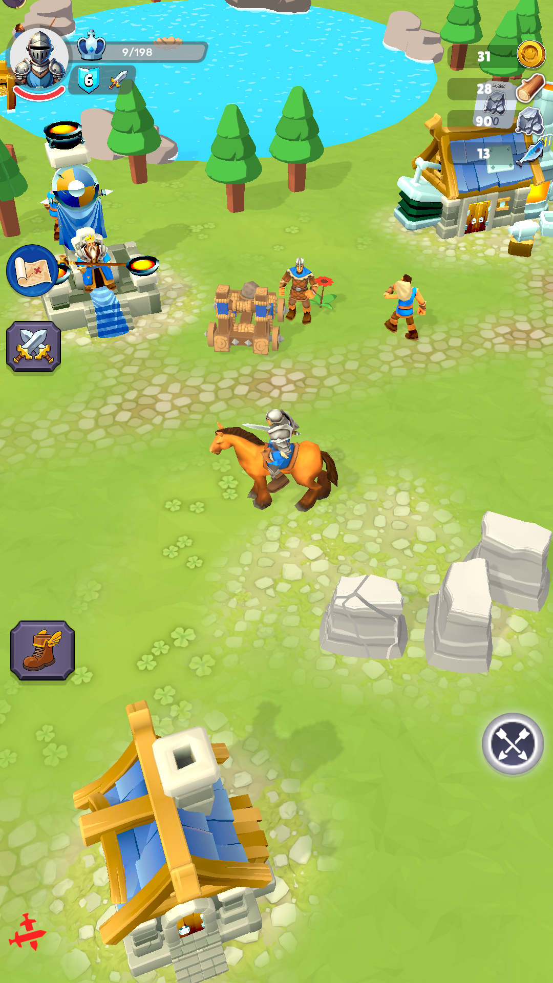 Screenshot of Village Wars