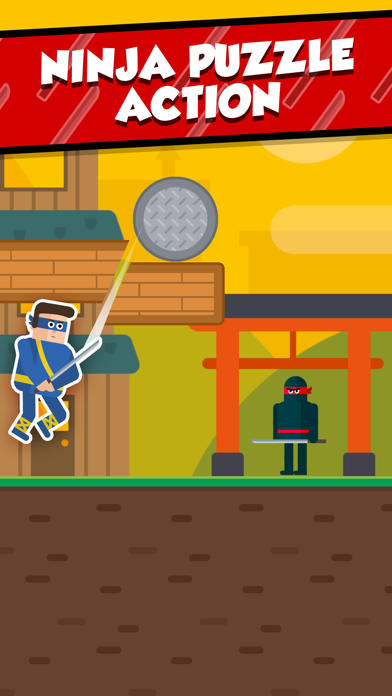 Mr Ninja - Slicey Puzzles Game Screenshot