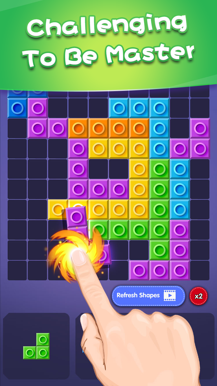 Block Puzzle - Popular Puzzle Game To Get Reward 게임 스크린 샷