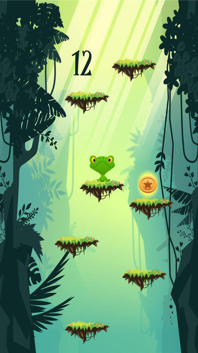 Frog Jump Amazonia Game Screenshot