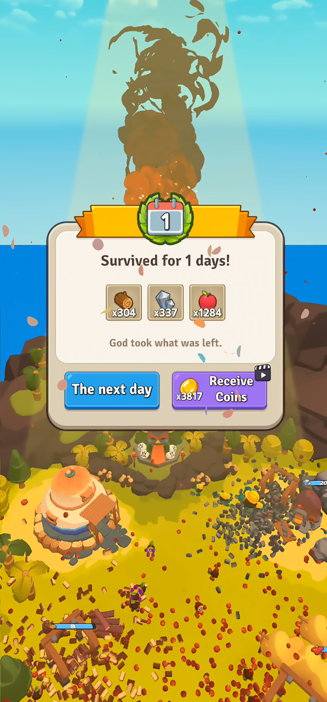 Who made God angry? Game Screenshot