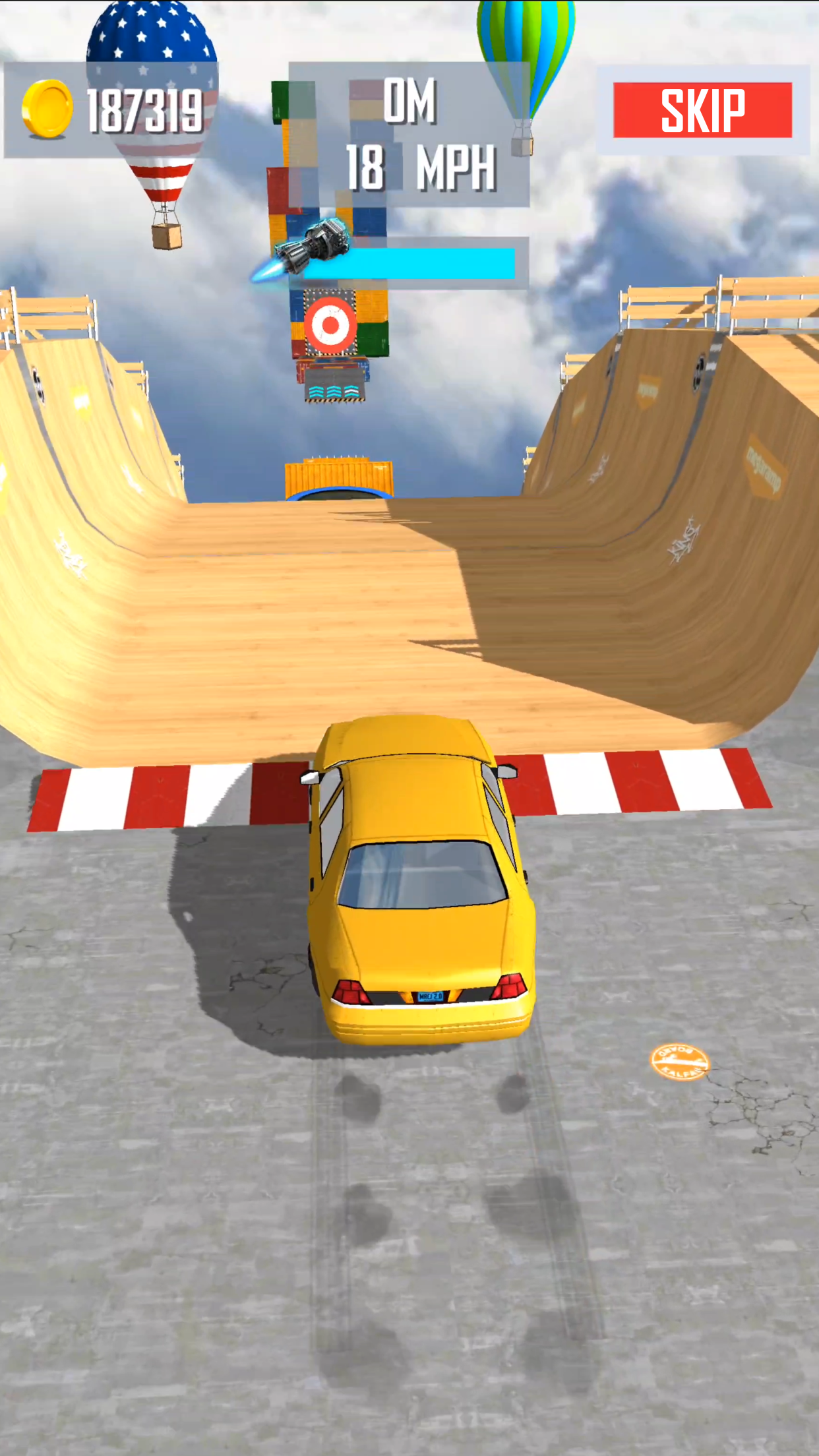 Captura de Tela do Jogo Mega Ramp Car Jumping