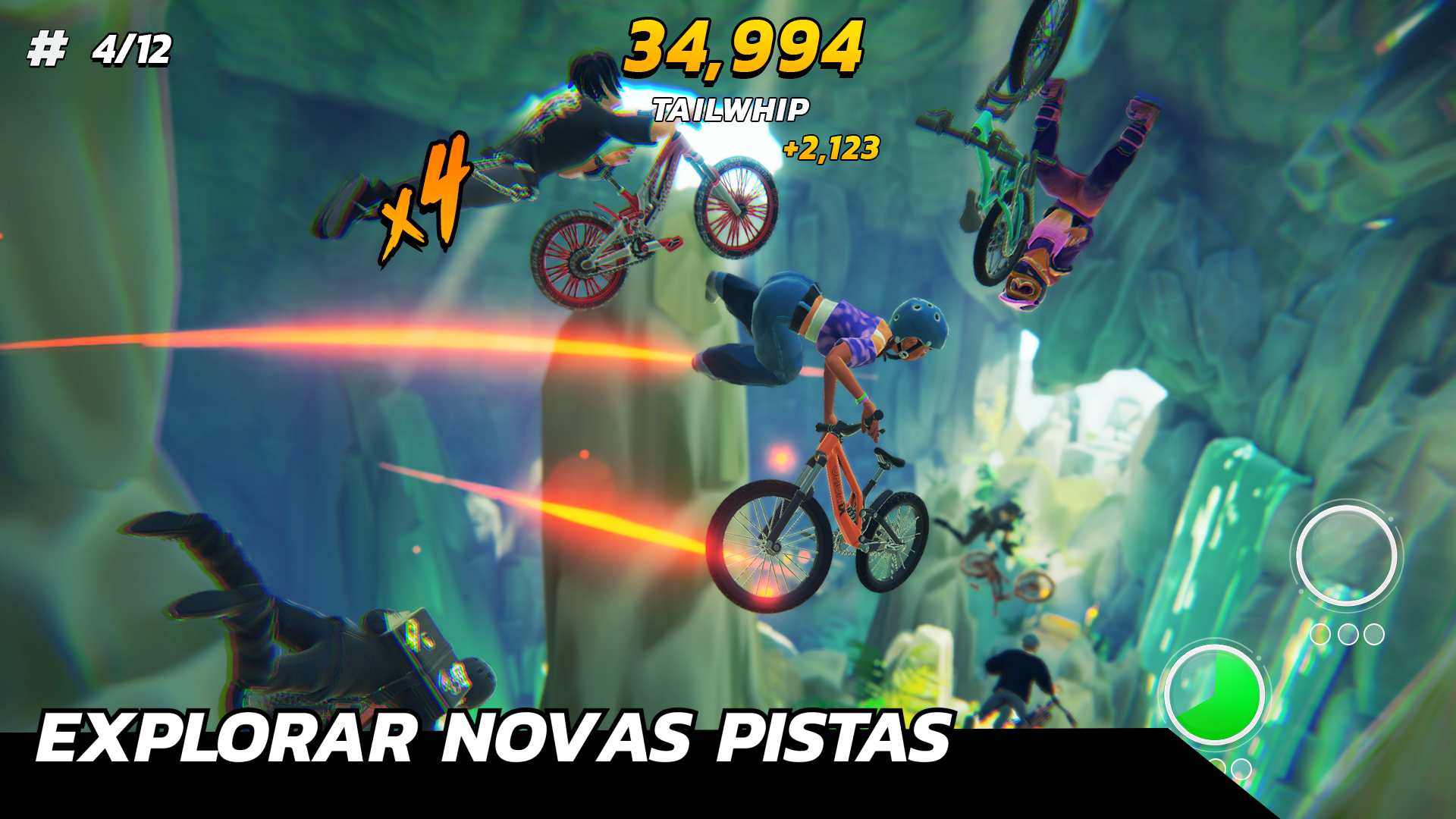 Captura de Tela do Jogo Touchgrind BMX 3: Rivals