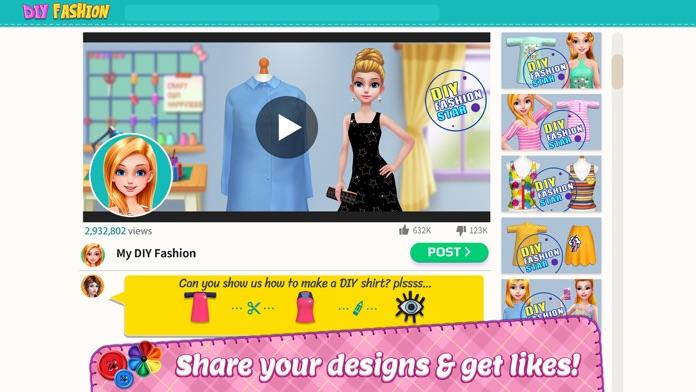 Cuplikan Layar Game DIY Fashion Star