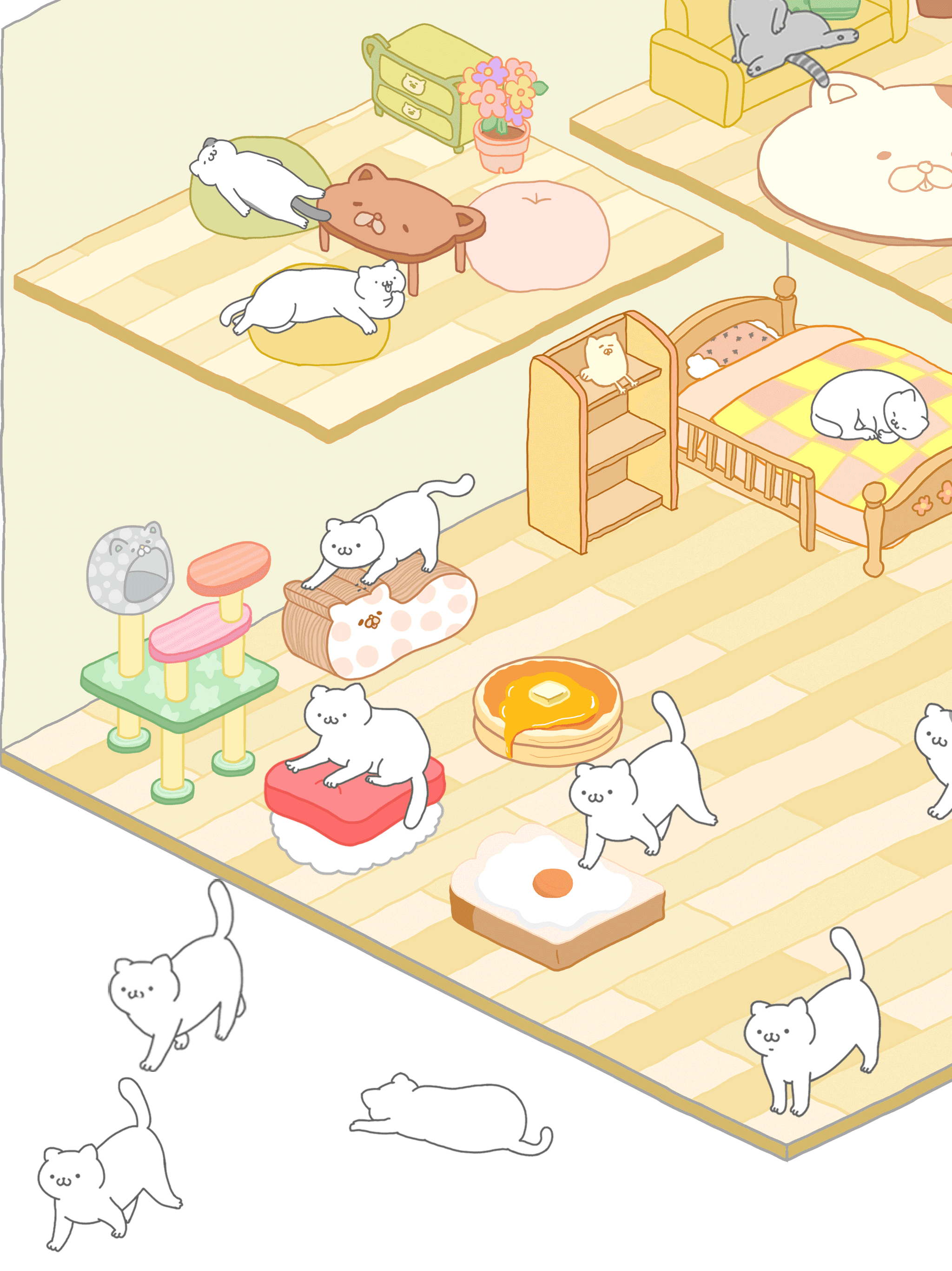 Cuplikan Layar Game 猫咪很可爱 可是我是幽灵