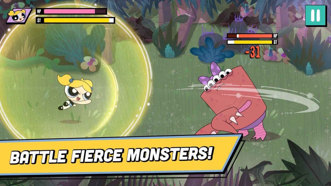 Ready, Set, Monsters! - The Powerpuff Girls screenshot game