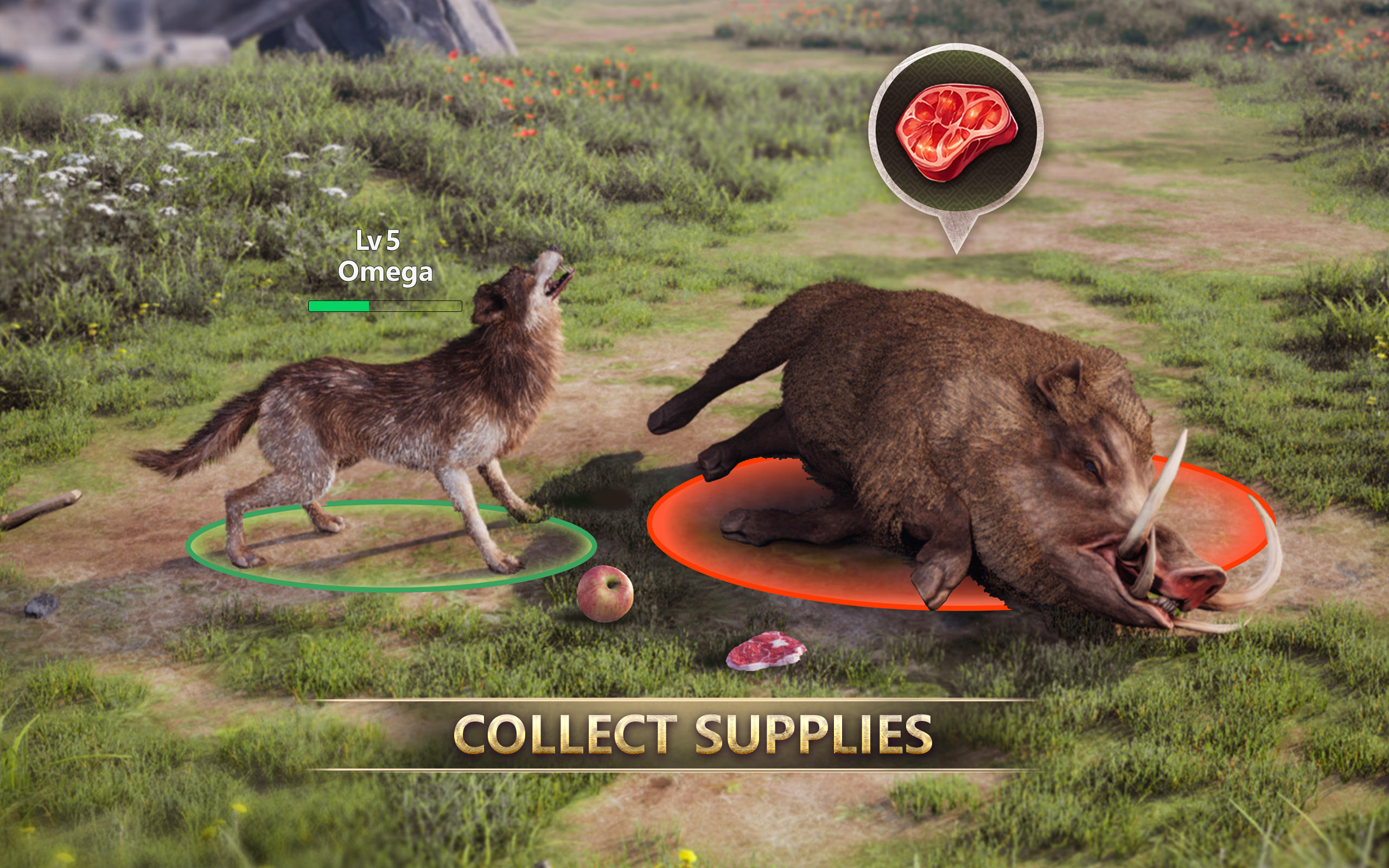 Wolf Game: Wild Animal Wars Game Screenshot