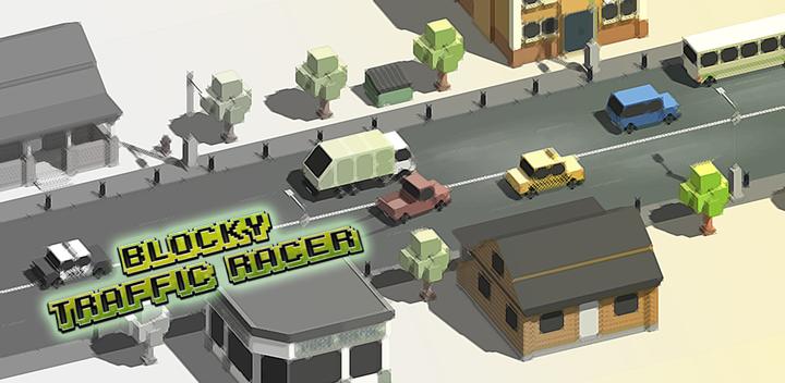 Banner of Blocky Traffic Racer 1.3