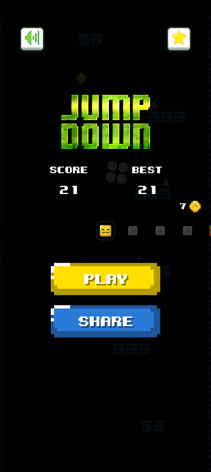 Jump Down Game Screenshot