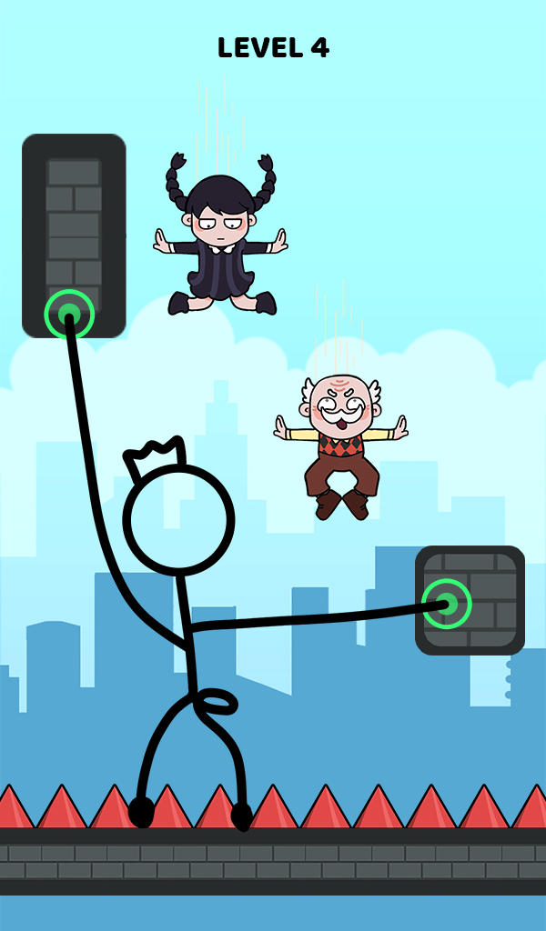 Draw 2 Save: Rope Rescue 게임 스크린샷