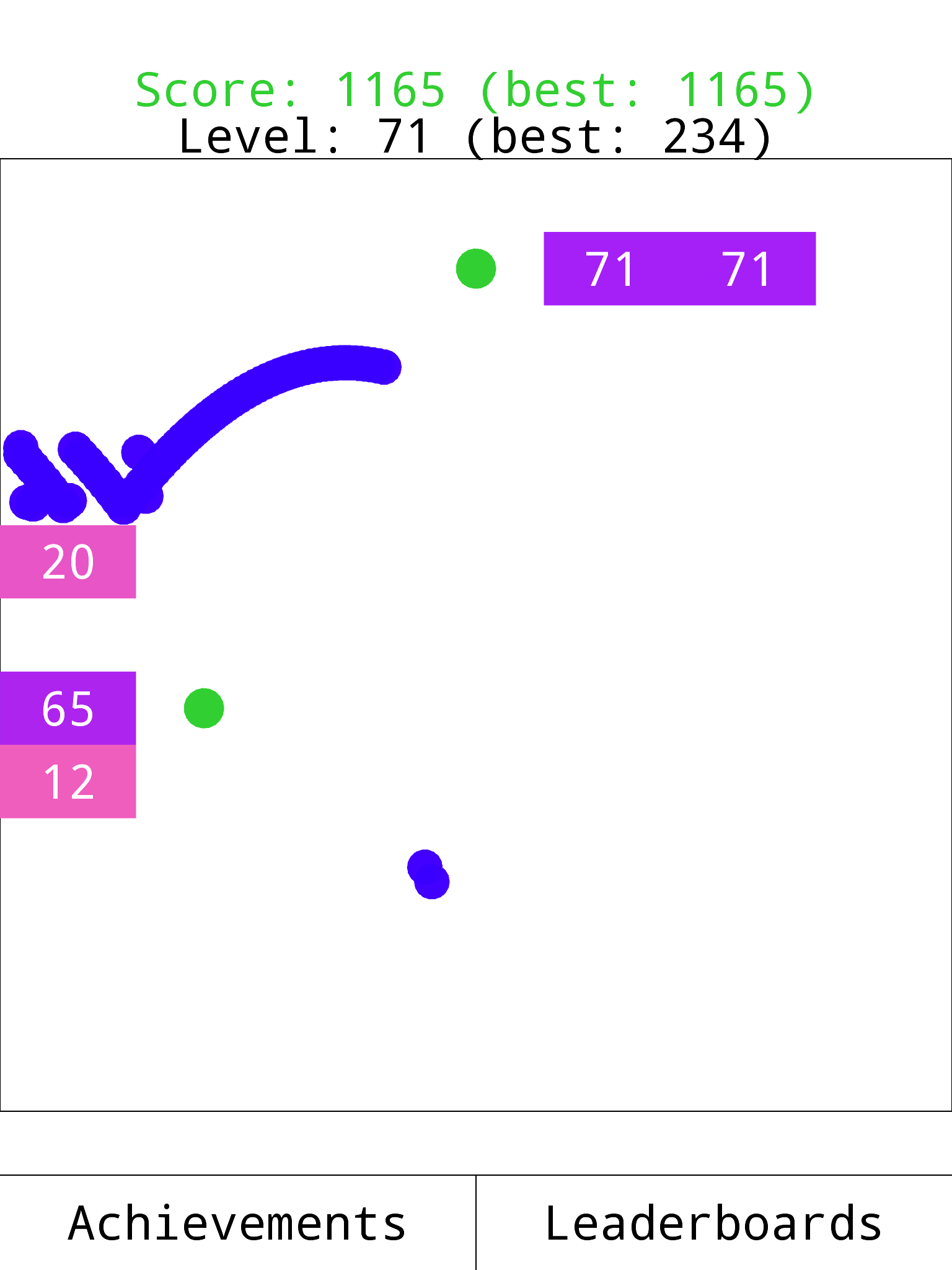 Cuplikan Layar Game Gravity Brick Breaker