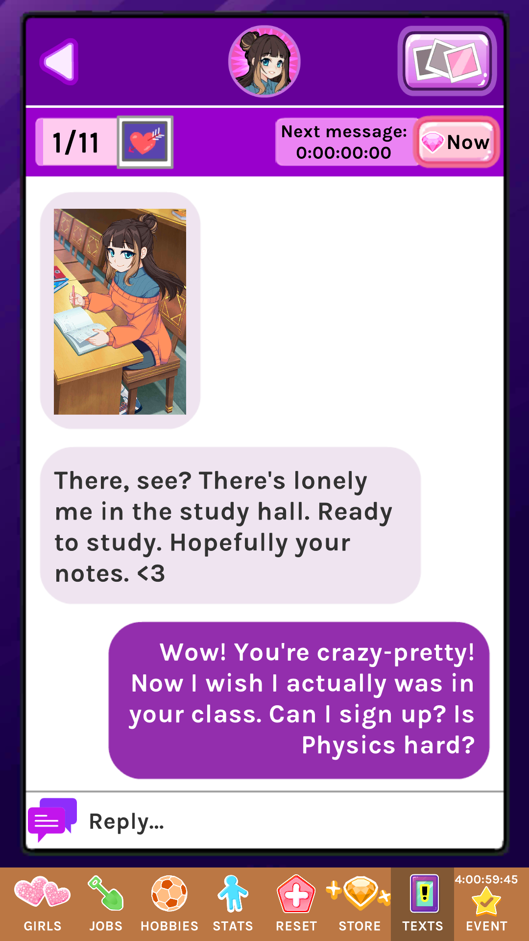 Crush Crush - Idle Dating Sim screenshot game