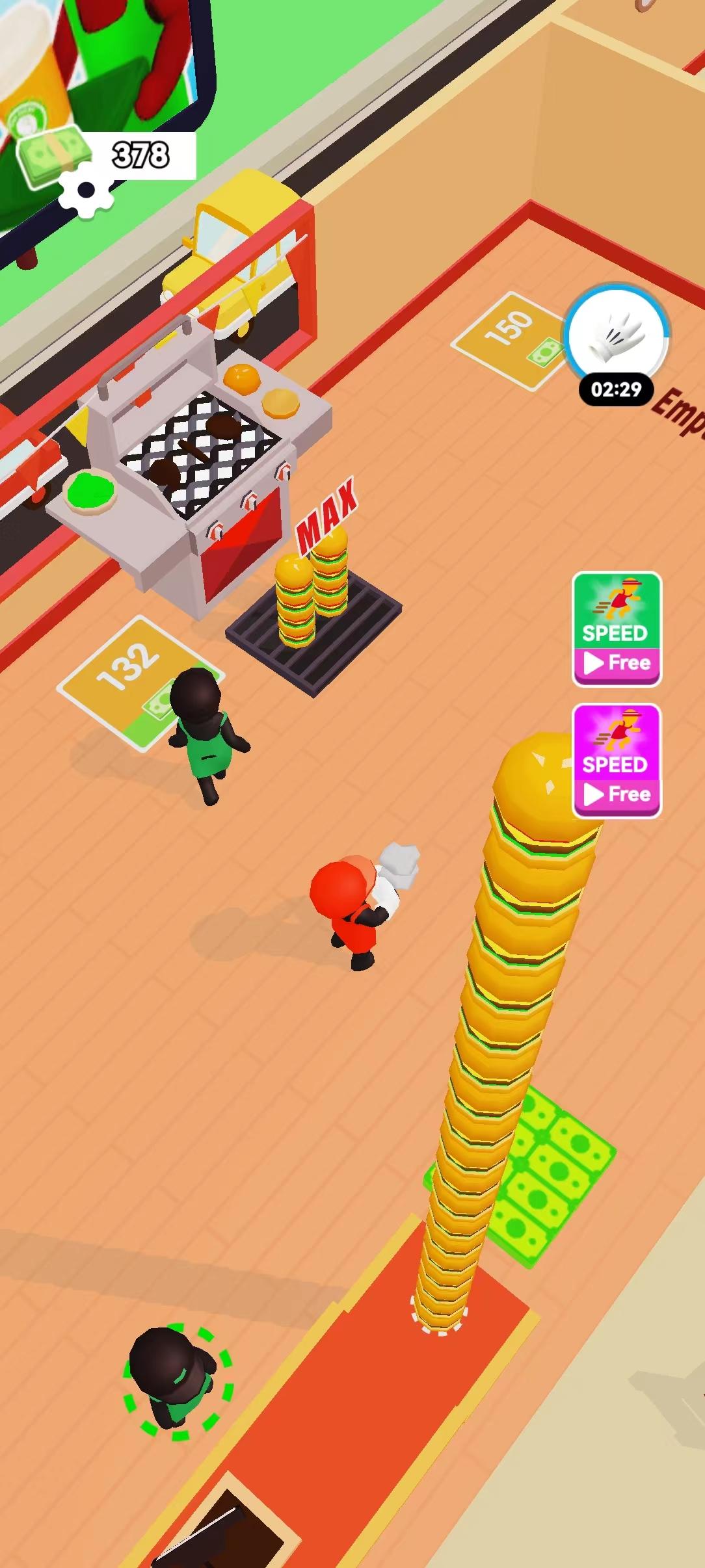 Cuplikan Layar Game Burger Restaurant- Idle Tycoon