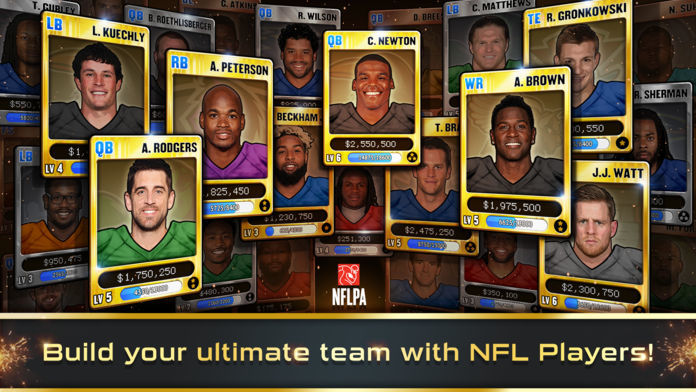 Screenshot of Football Heroes PRO 2017 - featuring NFL Players