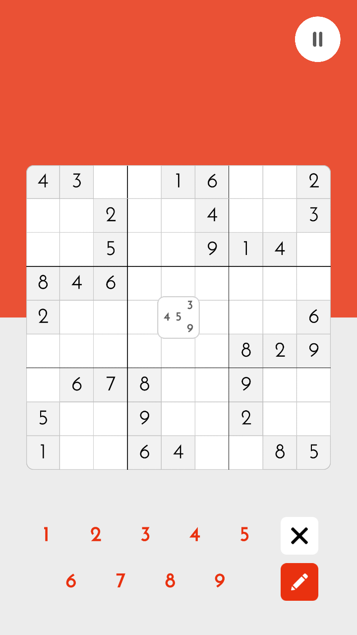 Minimal Sudoku 게임 스크린 샷