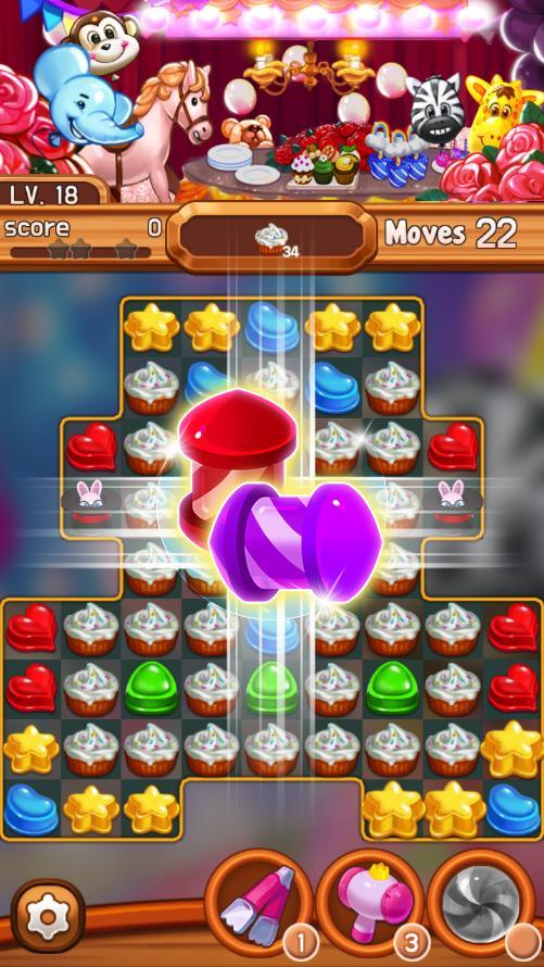 Candy Amuse: Match-3 puzzle Game Screenshot