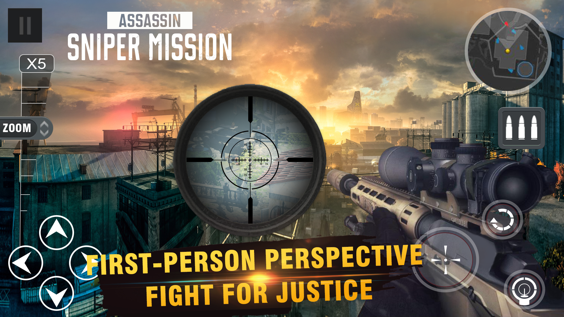 Assassin Sniper Mission ภาพหน้าจอเกม