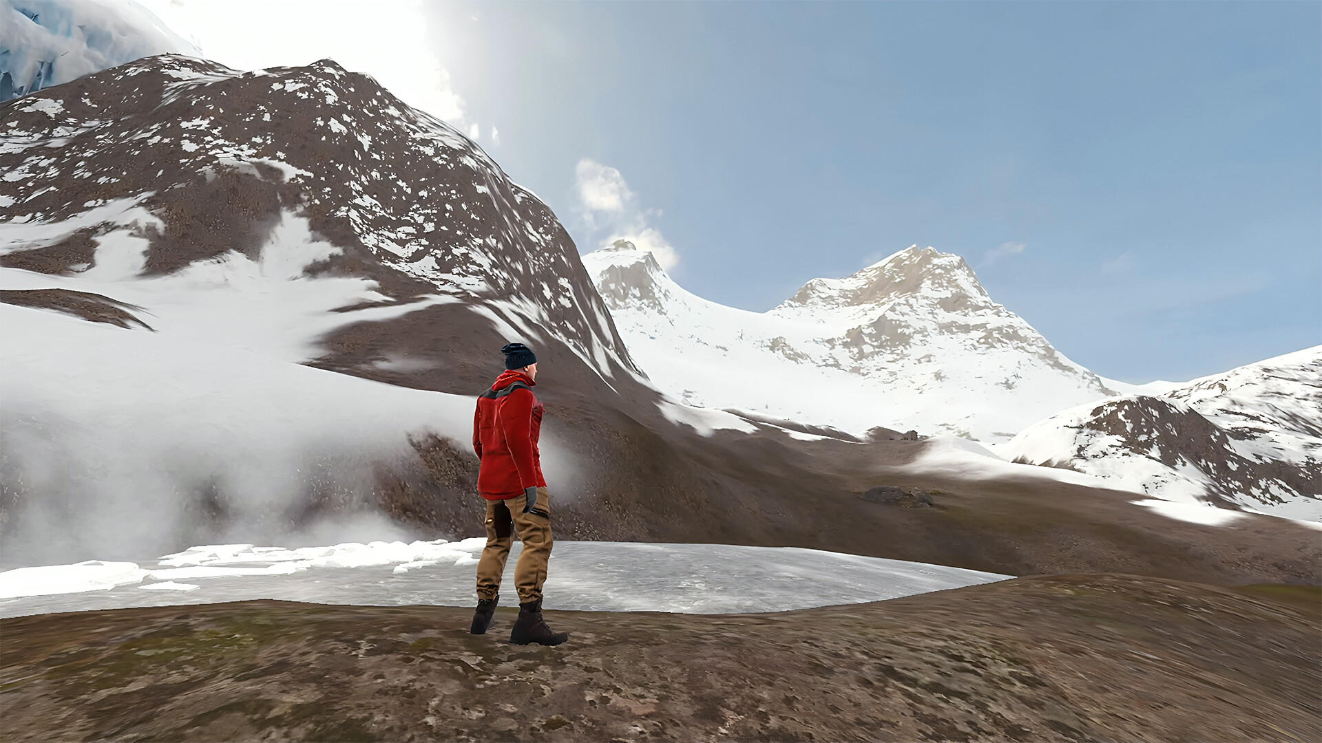 Screenshot of Survivorman VR The Descent