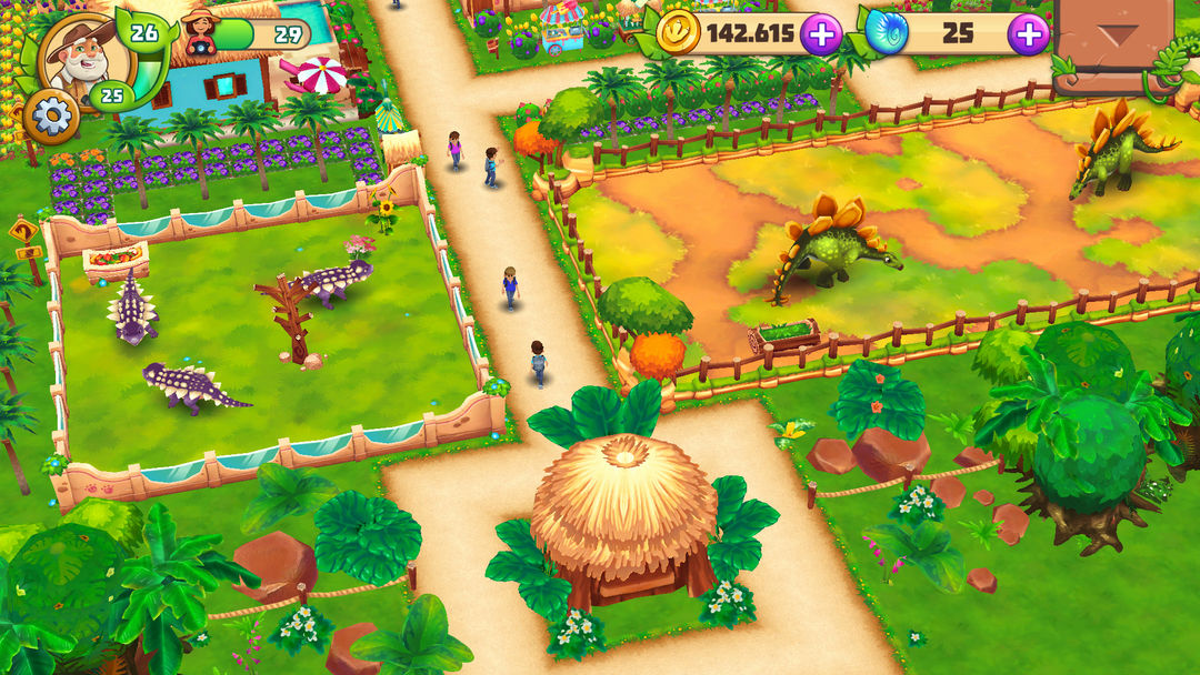 Dinosaur Park – Primeval Zoo 게임 스크린 샷