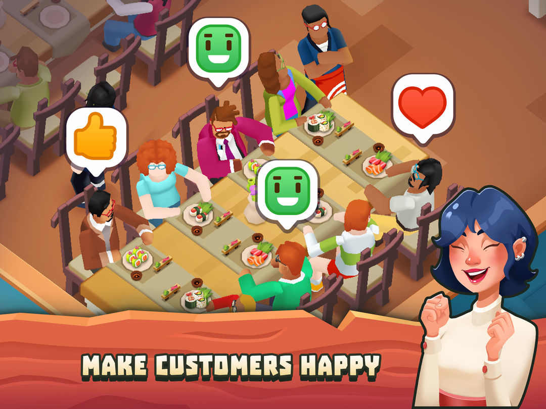 Screenshot of Sushi Empire Tycoon—Idle Game