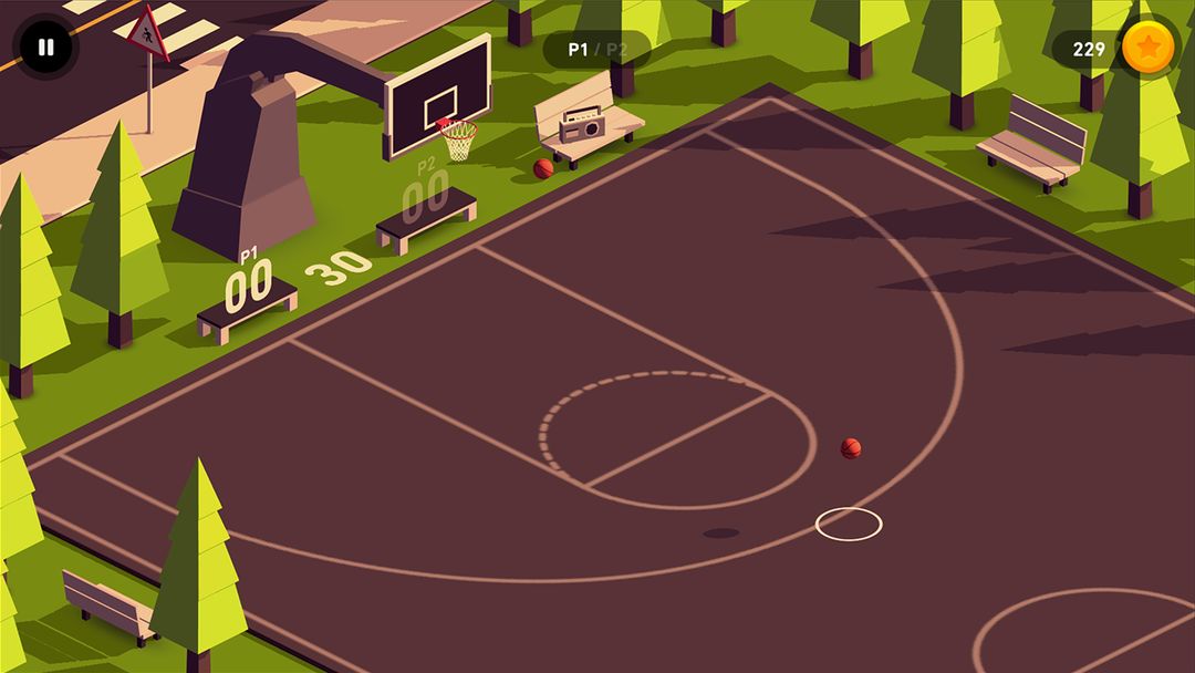 HOOP - Basketball screenshot game