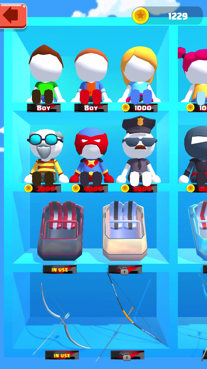 Coaster Archer Game Screenshot