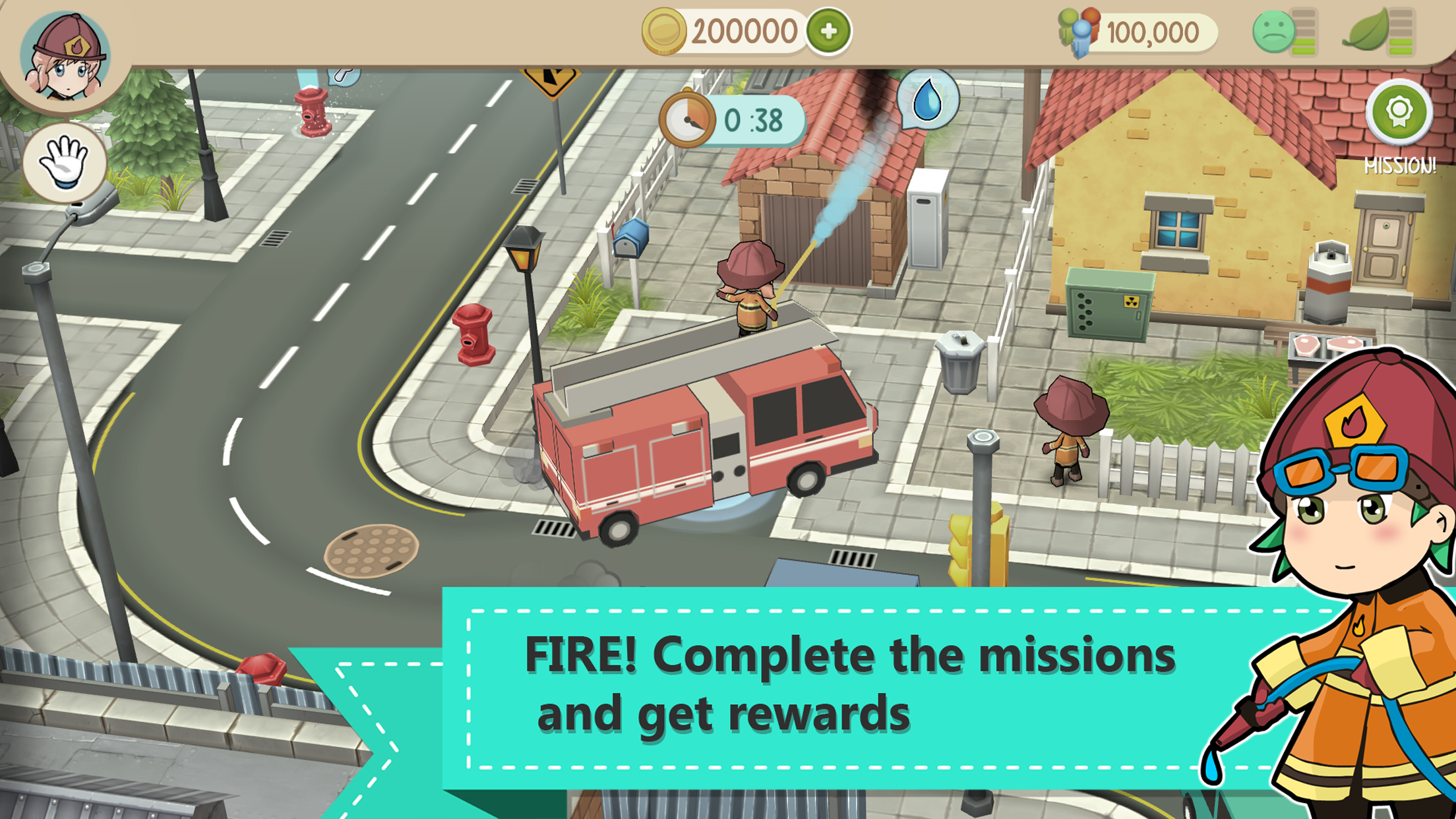 Chibi Town Game Screenshot