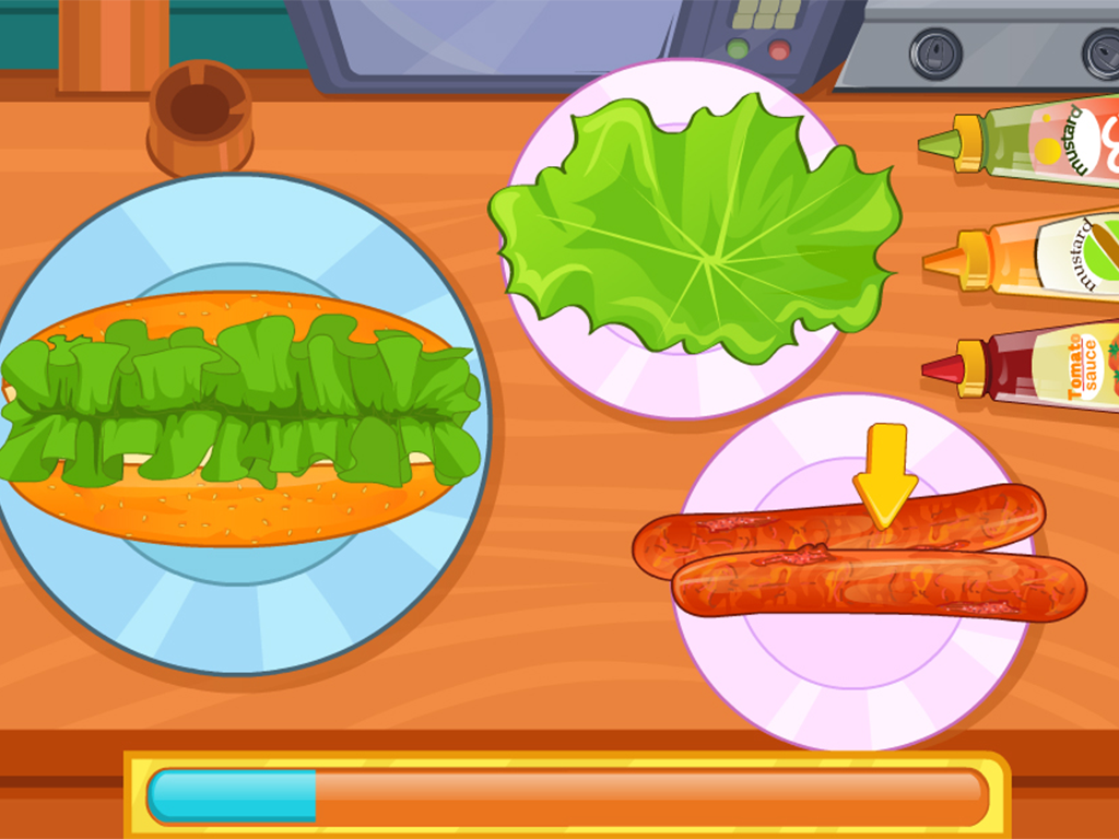 Cooking Yummy Hot Diggity Dog Game Screenshot