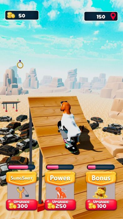SlingShot Dog Stunts Game 遊戲截圖