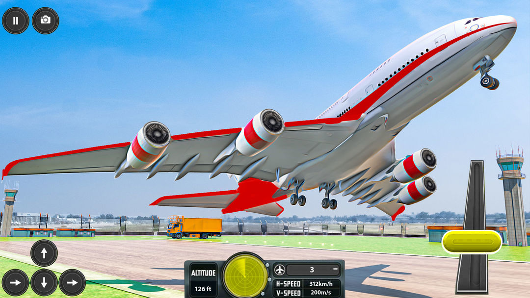 Airplane Games Flight Sim 2023 ภาพหน้าจอเกม