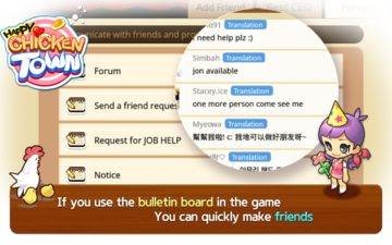 Happy Chicken Town (Farm & Res Game Screenshot