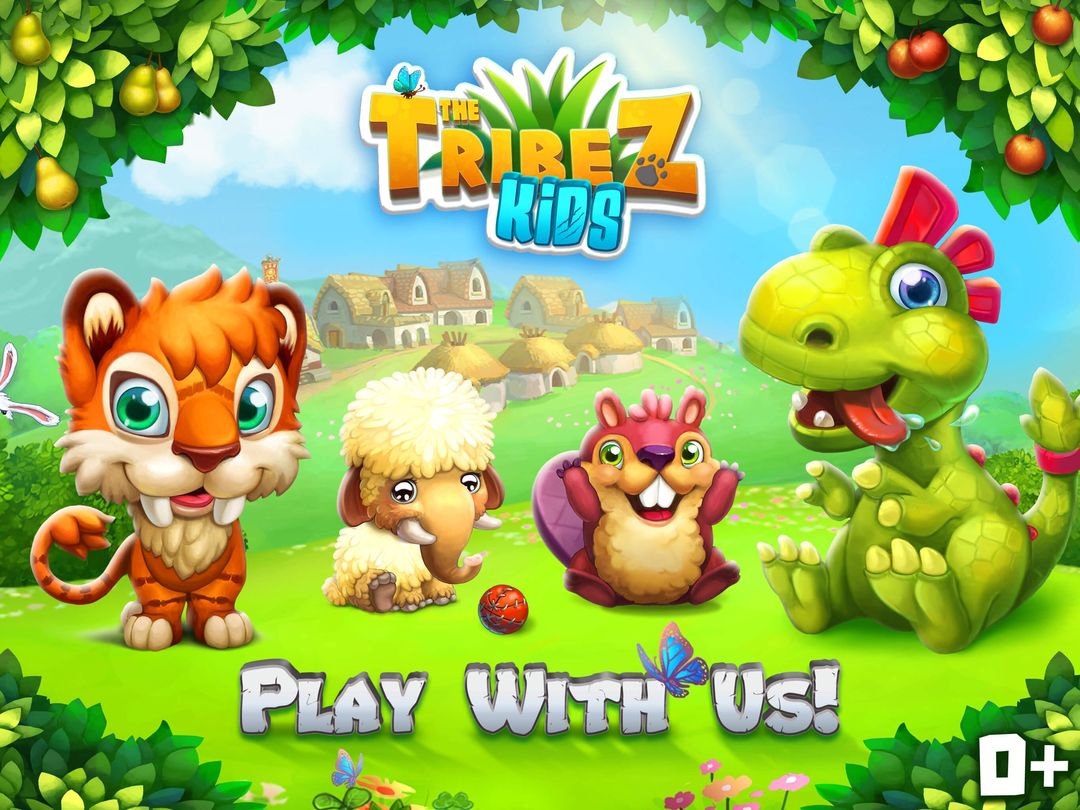 The Tribez Kids: Take care of Stone Age pets!遊戲截圖