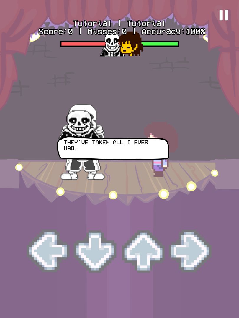 Undertale but FNF gameplay screenshot game