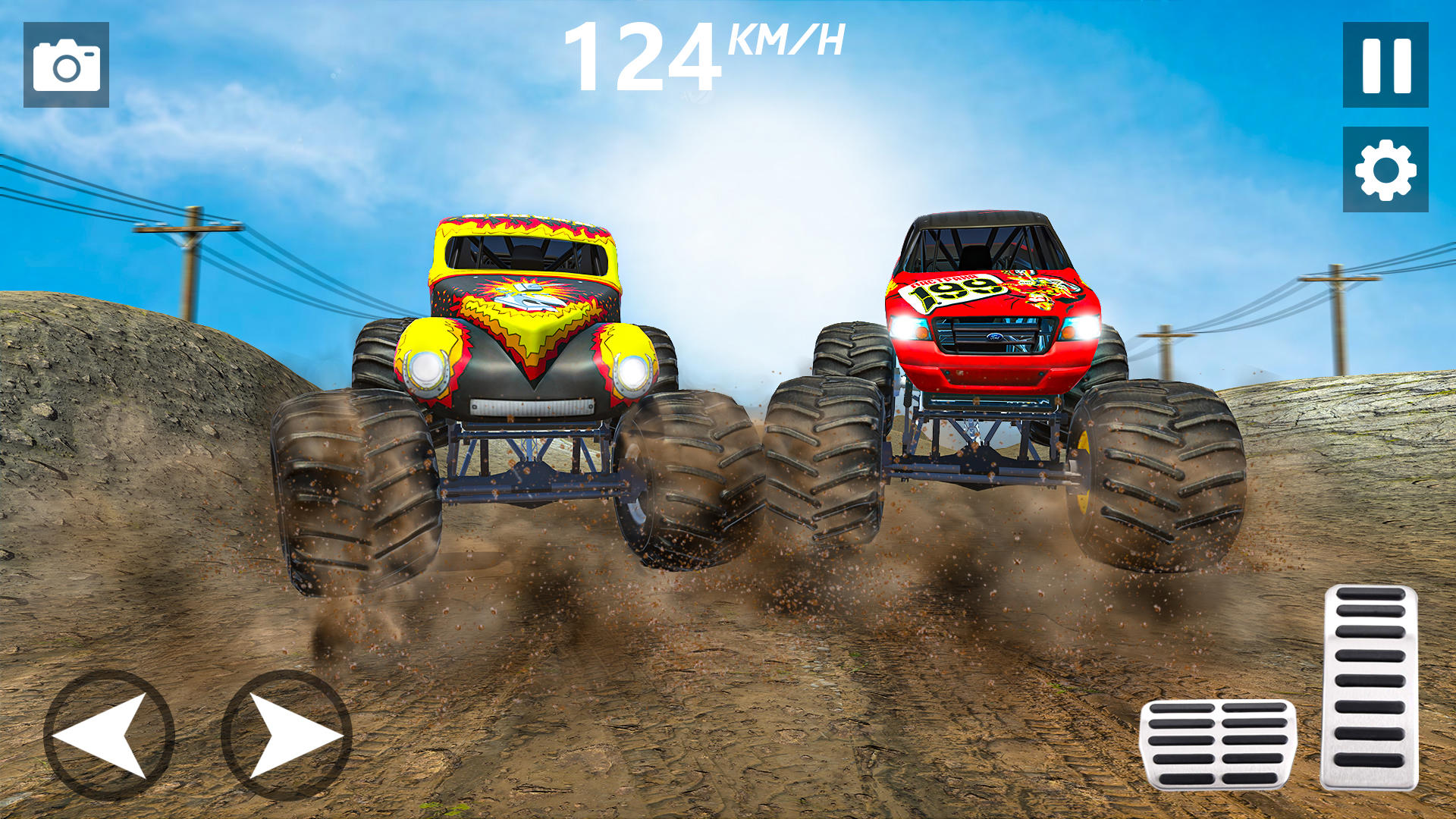 Indian Monster Truck Driving ゲームのスクリーンショット