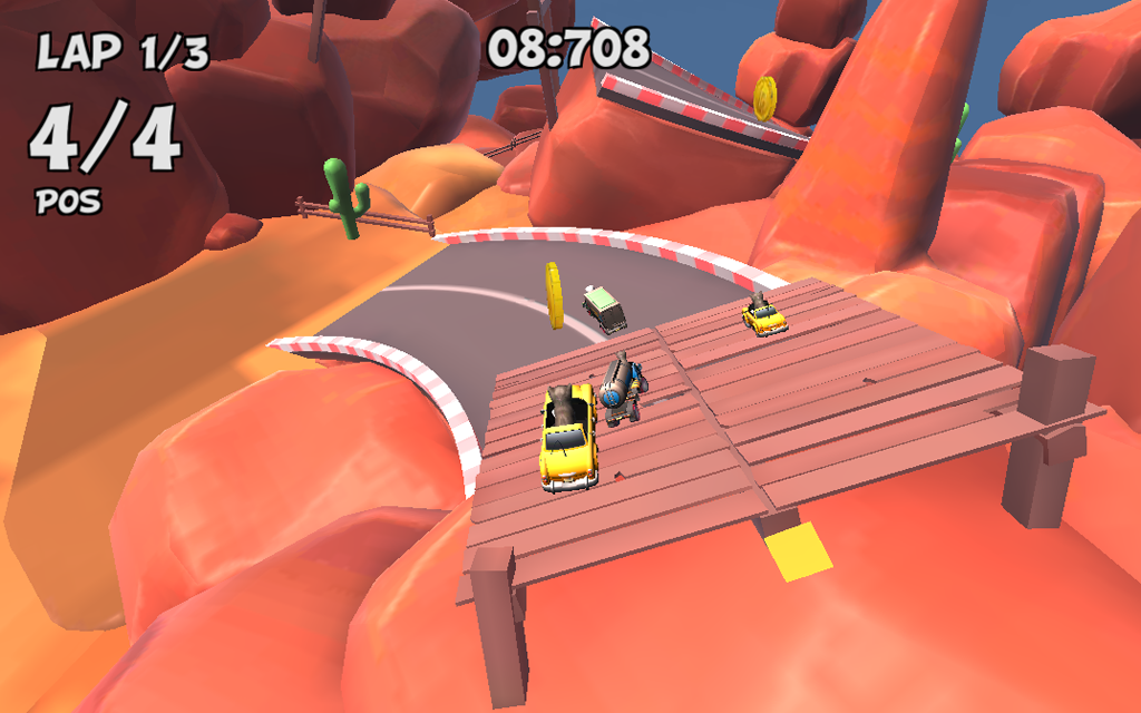 Crazy Cat Rush Racing Game Screenshot