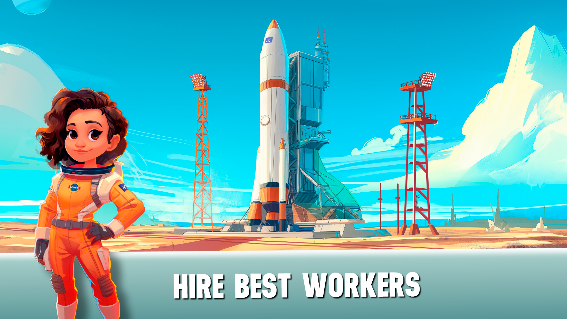 Idle Rocket Game Screenshot