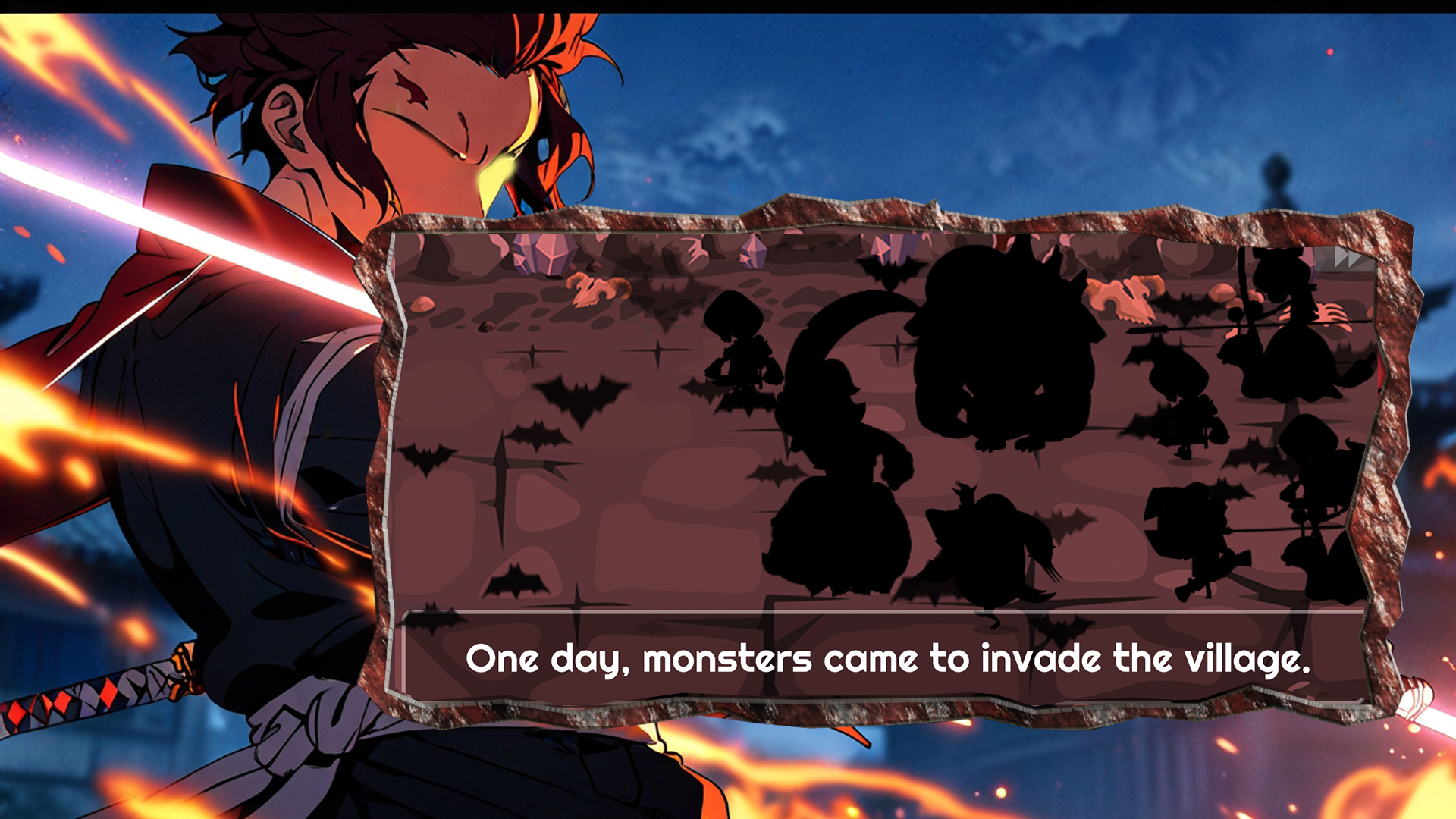 Demon Shadow Fighter Game Screenshot