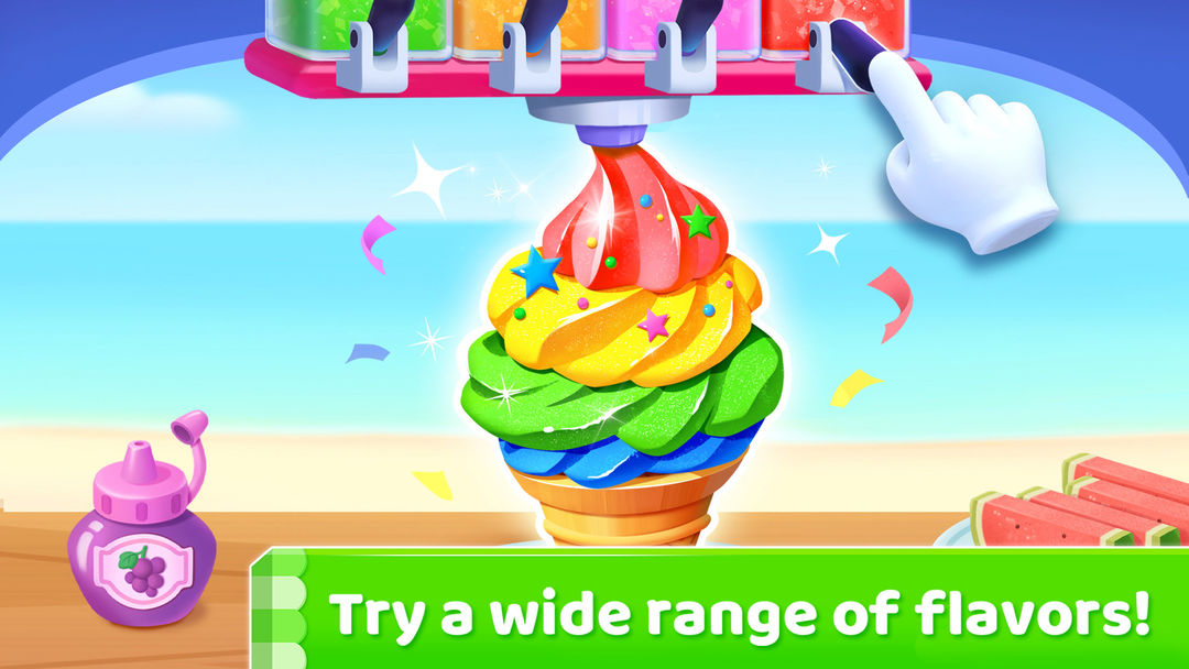 Screenshot of Little Panda's Ice Cream Games