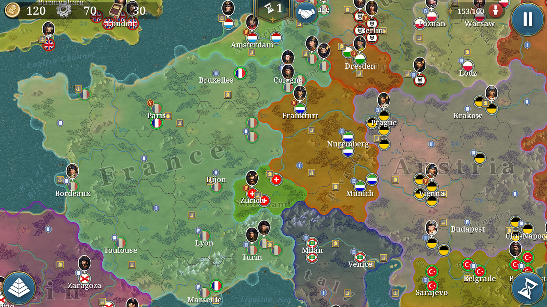 Screenshot 1 of ဥရောပစစ်ပွဲ 6: 1804 - နပိုလီယံ 1.3.4