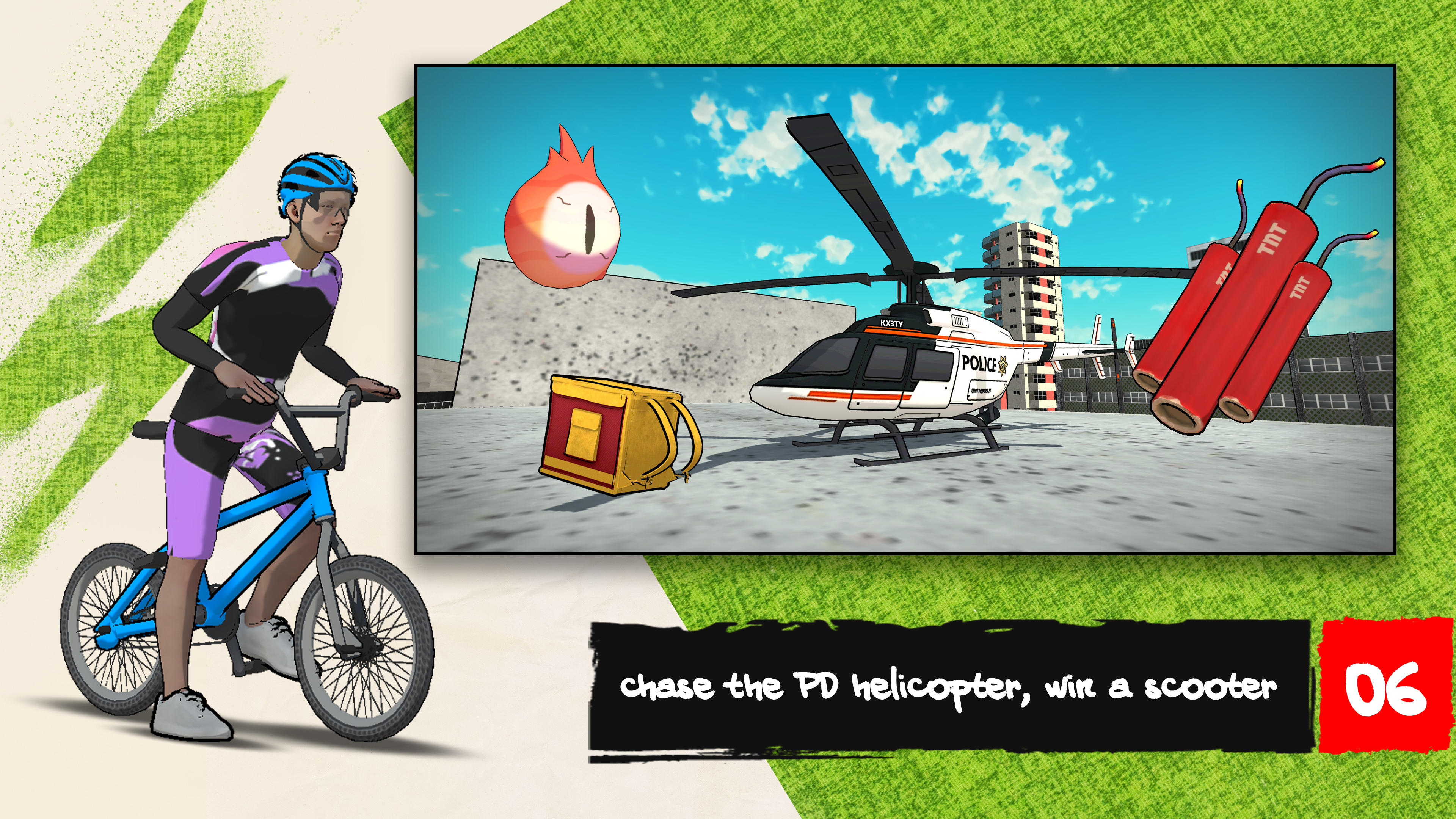 Bicycle Pizza Delivery! Game Screenshot