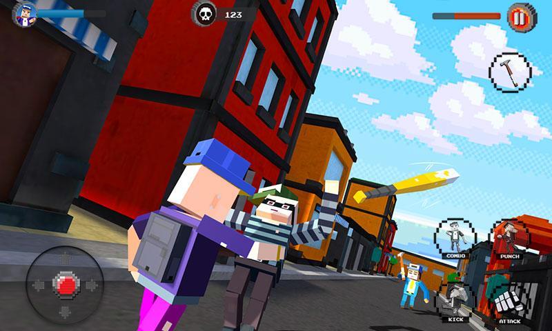 Blocky Neighbor Hero 3D Game Screenshot
