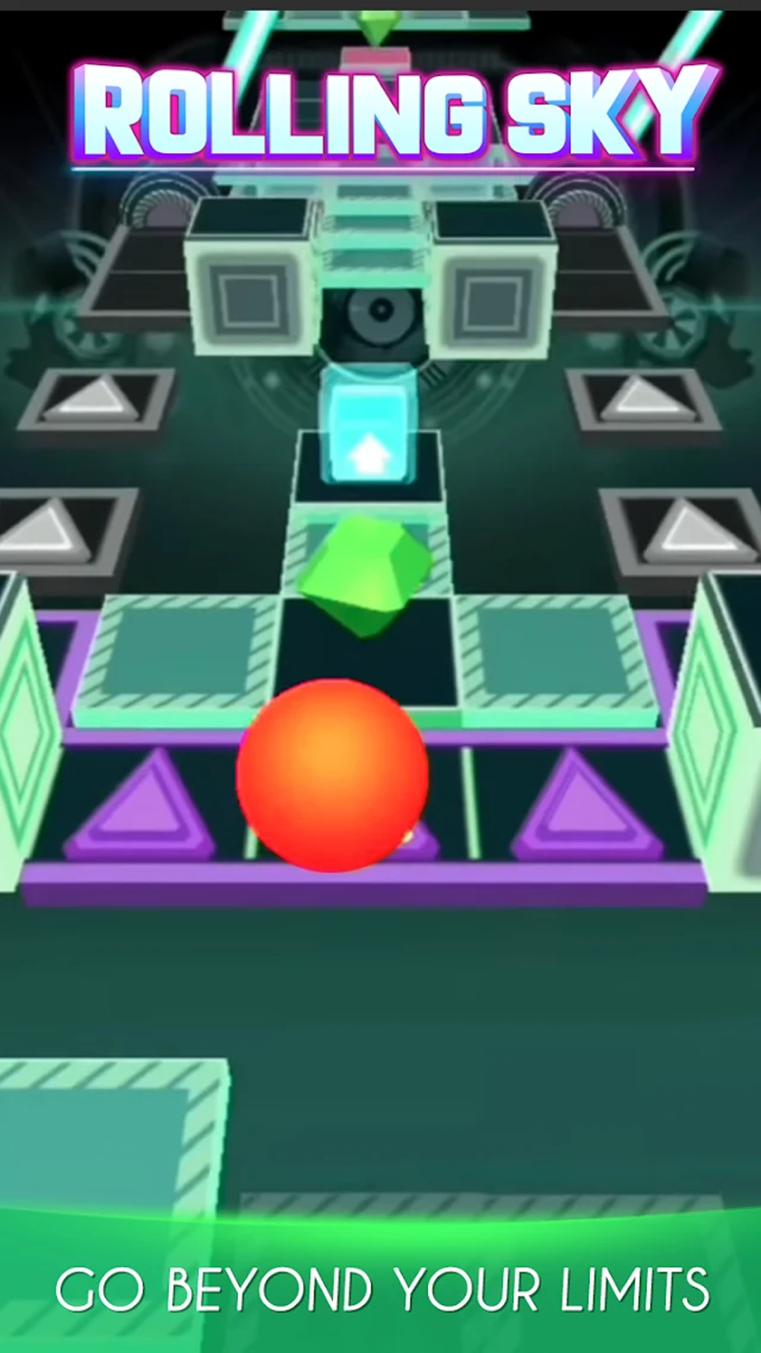 Screenshot of Rolling Sky Ball Game